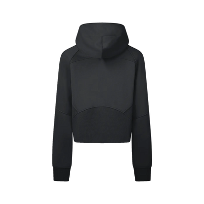 Cropped Zip-Through Hoodie