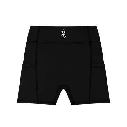 Women's High-Waisted Pocket Biker Shorts