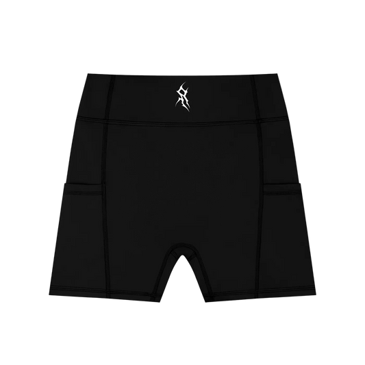 Women's High-Waisted Pocket Biker Shorts