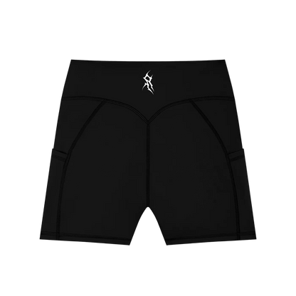 Women's High-Waisted Pocket Biker Shorts