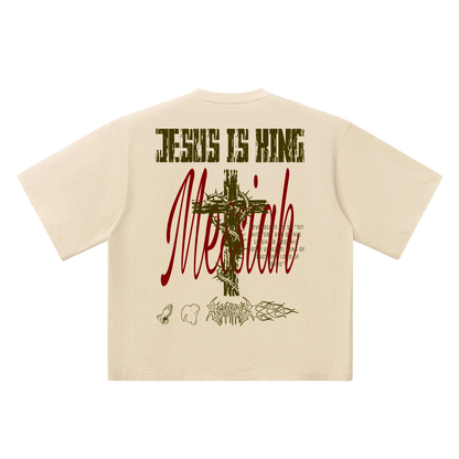Jesus is king Oversized Drop Shoulder T-Shirt