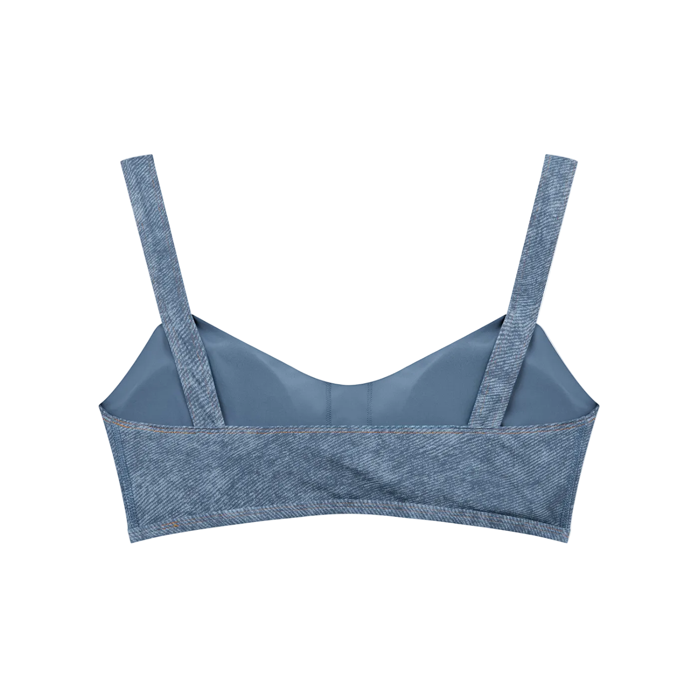 Women's Faux Denim Sports Bra