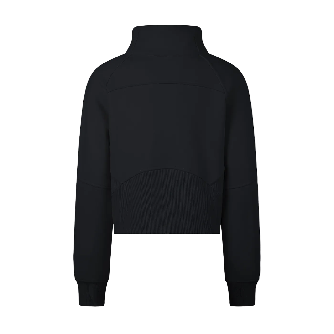 Cropped Half-Zip Sweatshirt