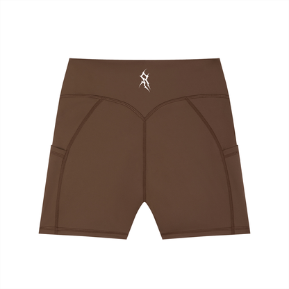 Women's High-Waisted Pocket Biker Shorts