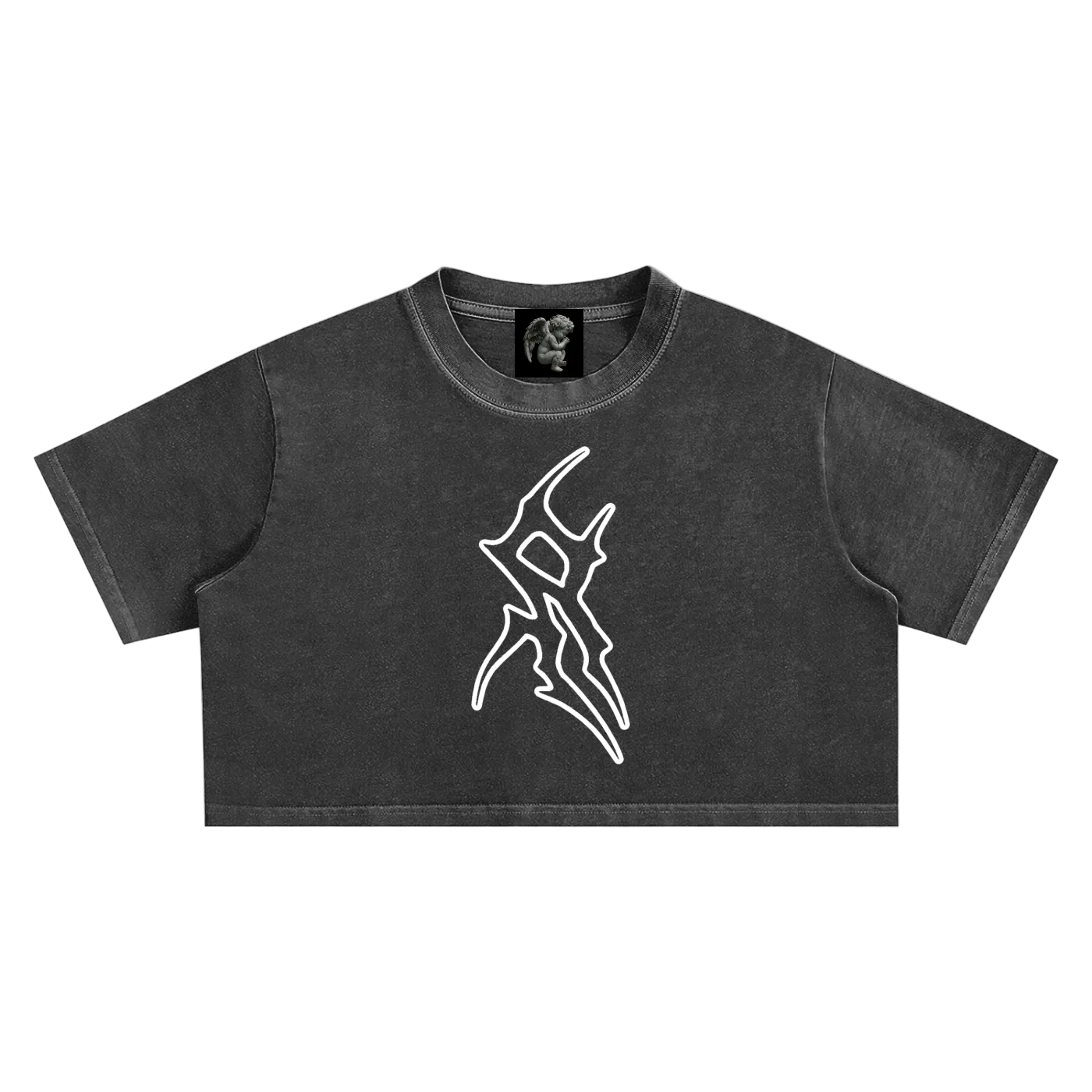 Snow Washed Crop Top