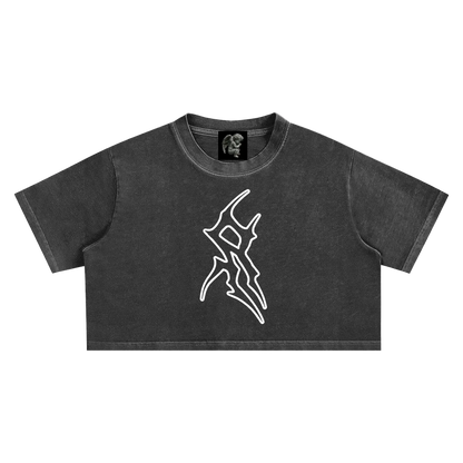Snow Washed Crop Top