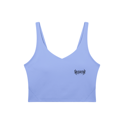 Women's V-Neck Yoga Sports Bra