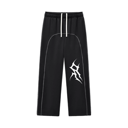 Contrast-Stitched Fleece Sweatpants