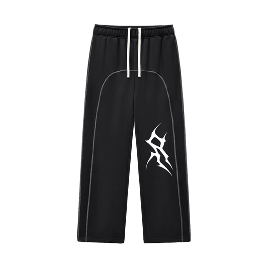 Contrast-Stitched Fleece Sweatpants