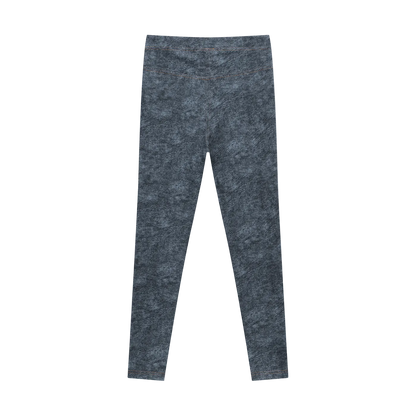 Women's Faux Denim Zip-Fly Leggings