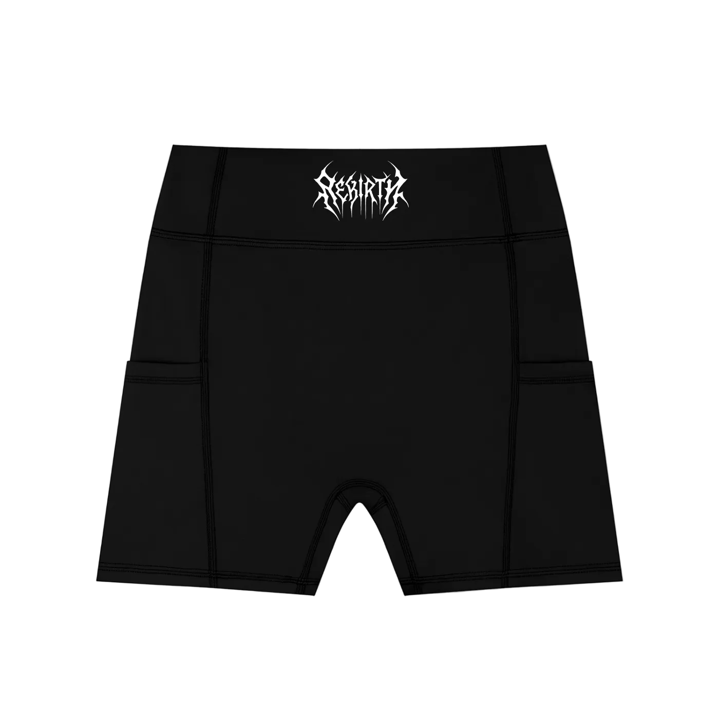 Women's High-Waisted Pocket Biker Shorts