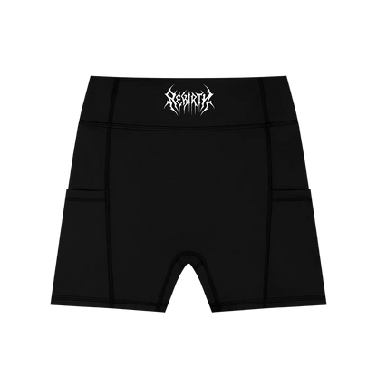 Women's High-Waisted Pocket Biker Shorts