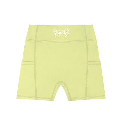 Women's High-Waisted Pocket Biker Shorts