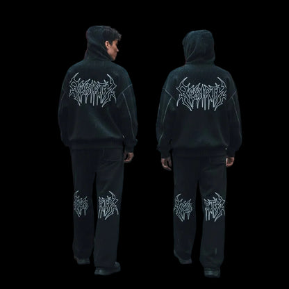 Contrast-Stitched Fleece Sweatpants