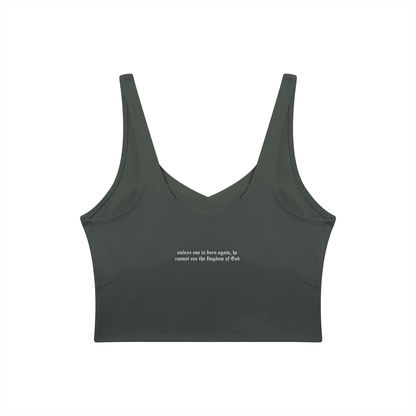 Women's V-Neck Yoga Sports Bra