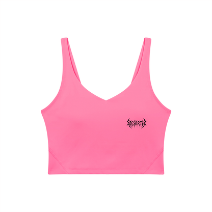 Women's V-Neck Yoga Sports Bra