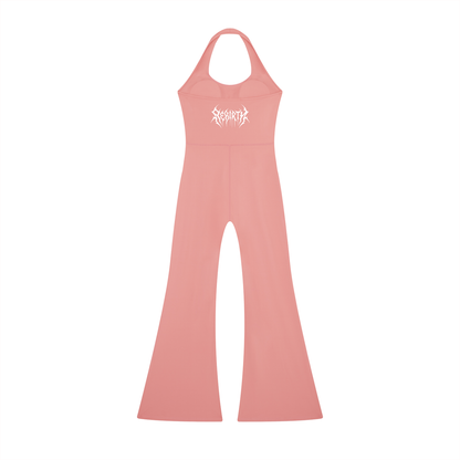 Women’s Halter Flared Jumpsuit