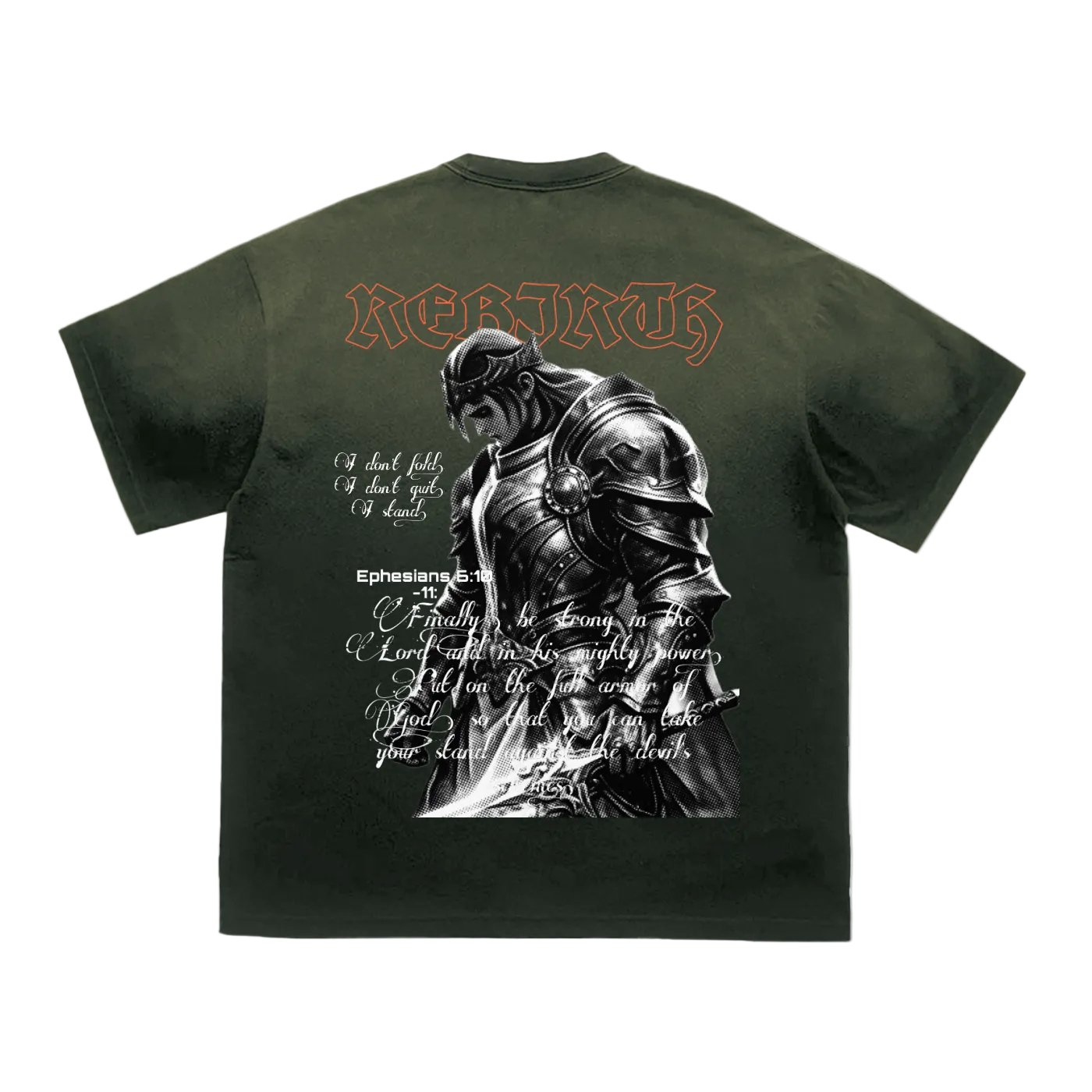 Tiger Stripe Gradient Washed T-Shirt