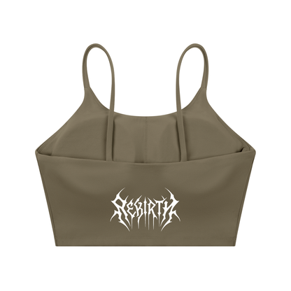 Spaghetti Strap Yoga Sports Bra