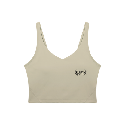 Women's V-Neck Yoga Sports Bra