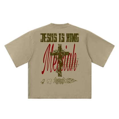 Jesus is king Oversized Drop Shoulder T-Shirt